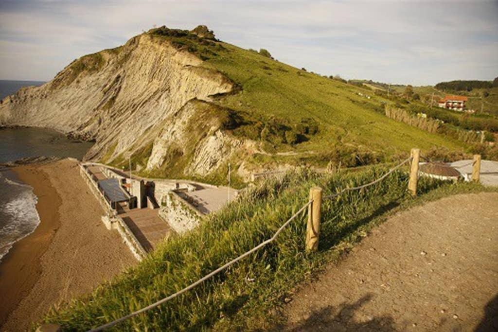 2 Habit, Sala, Terraza, Jardin, Parking Gratis Apartment Zumaia Luaran gambar