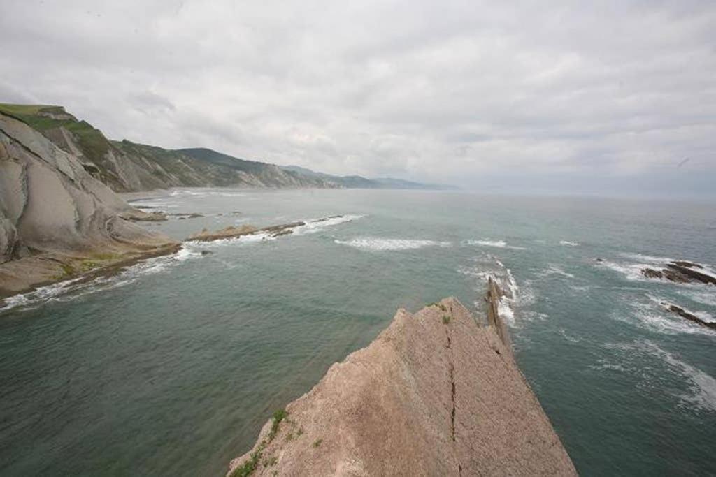 2 Habit, Sala, Terraza, Jardin, Parking Gratis Apartment Zumaia Luaran gambar