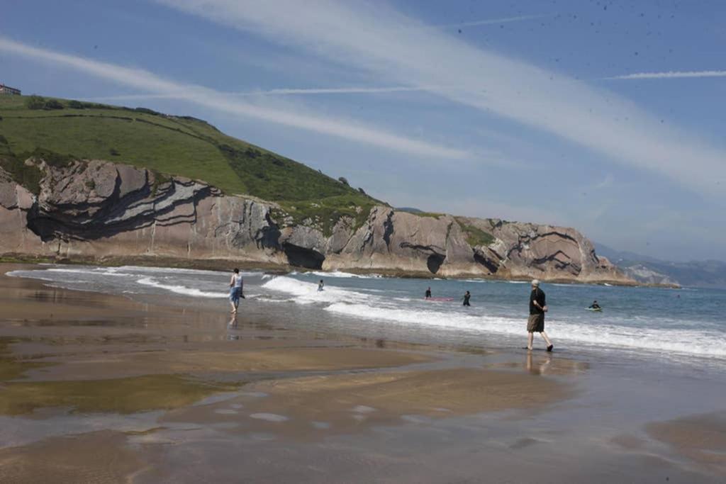 2 Habit, Sala, Terraza, Jardin, Parking Gratis Apartment Zumaia Luaran gambar